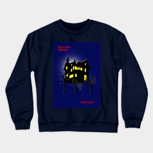 Halloween. House on the hill Crewneck Sweatshirt